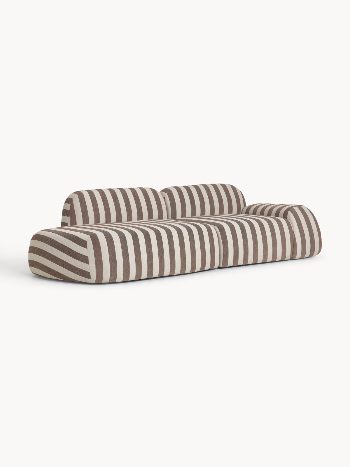 Wolbrenna Striped Modular Sofa (3-Seater)