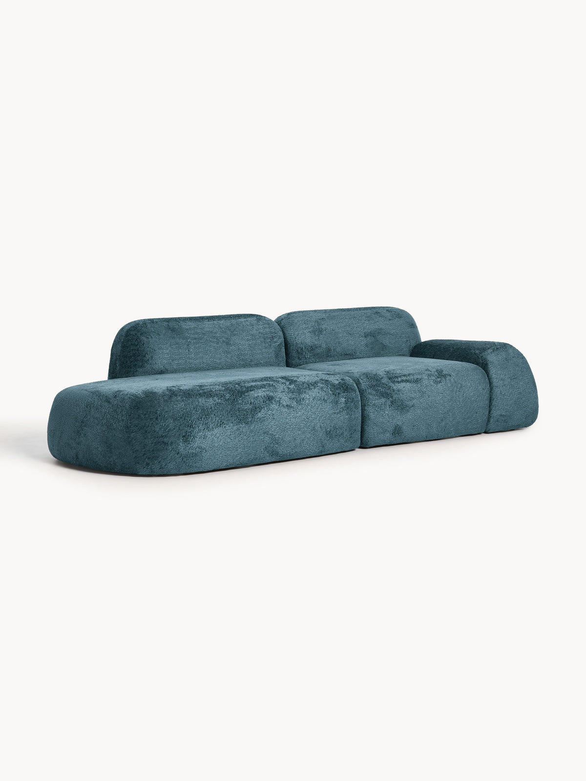 Wolbrenna Teddy Bouclé Modular Chaise (3-Seater)