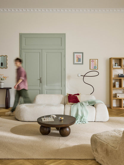 Wolbrenna Teddy Bouclé Modular Chaise (3-Seater)