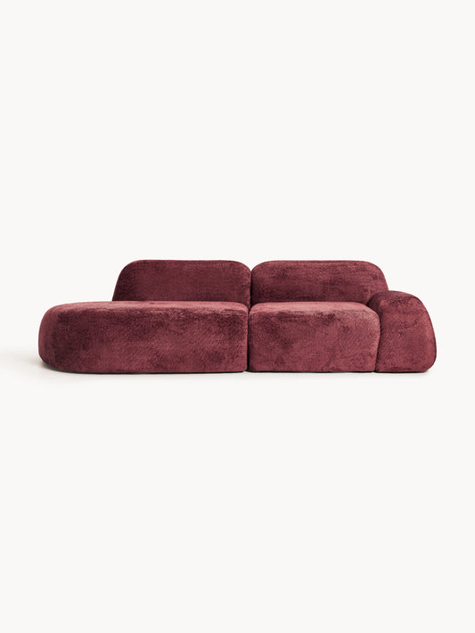 Wolbrenna Teddy Bouclé Modular Chaise (3-Seater)