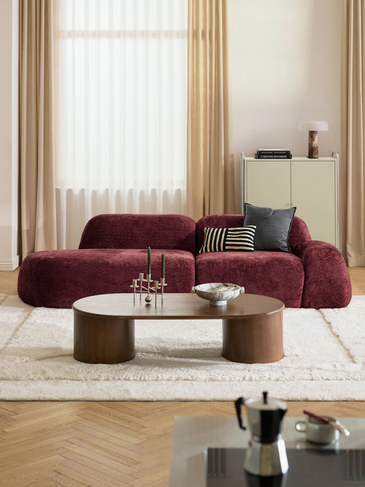 Wolbrenna Teddy Bouclé Modular Chaise (3-Seater)