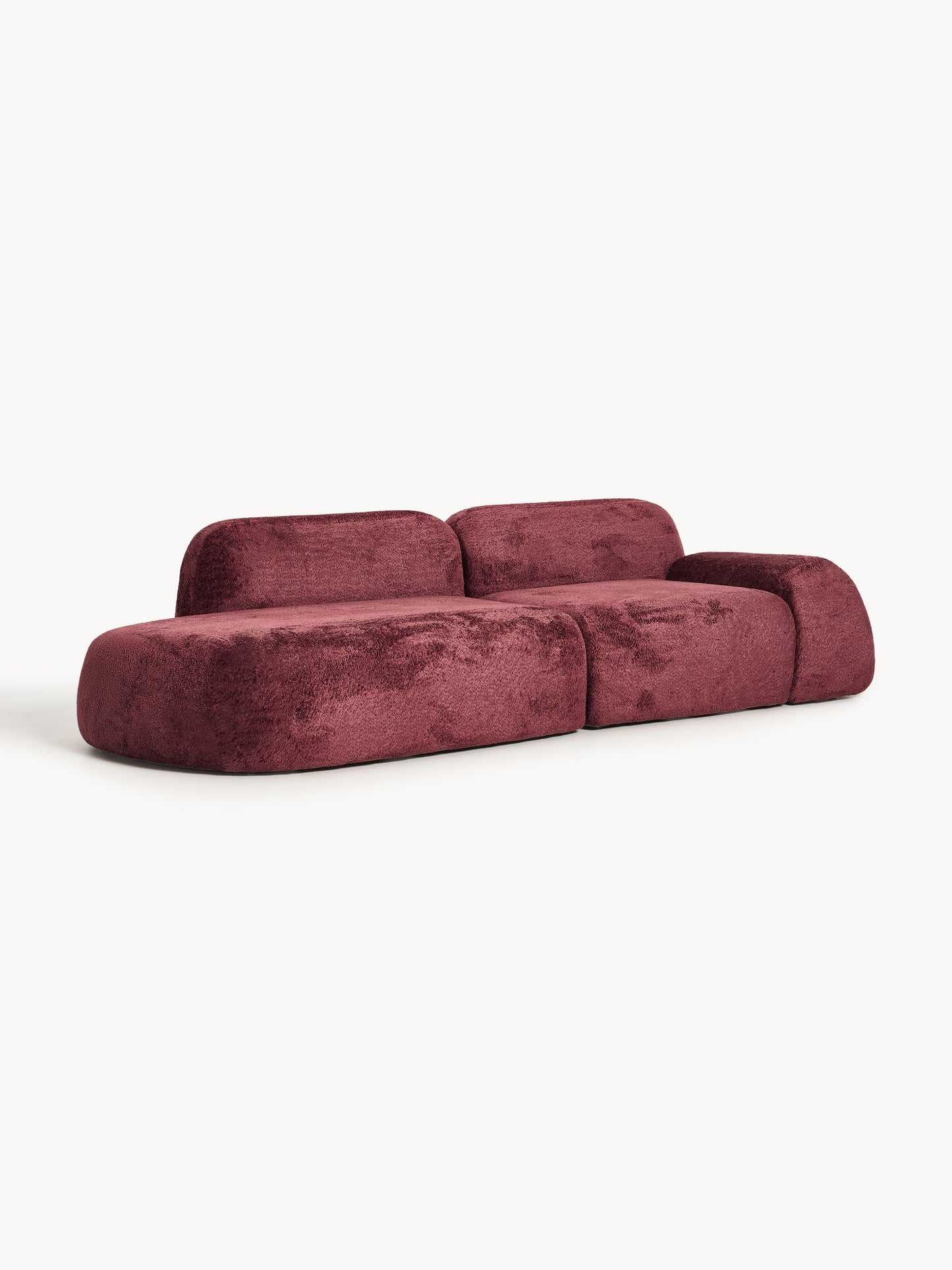 Wolbrenna Teddy Bouclé Modular Chaise (3-Seater)