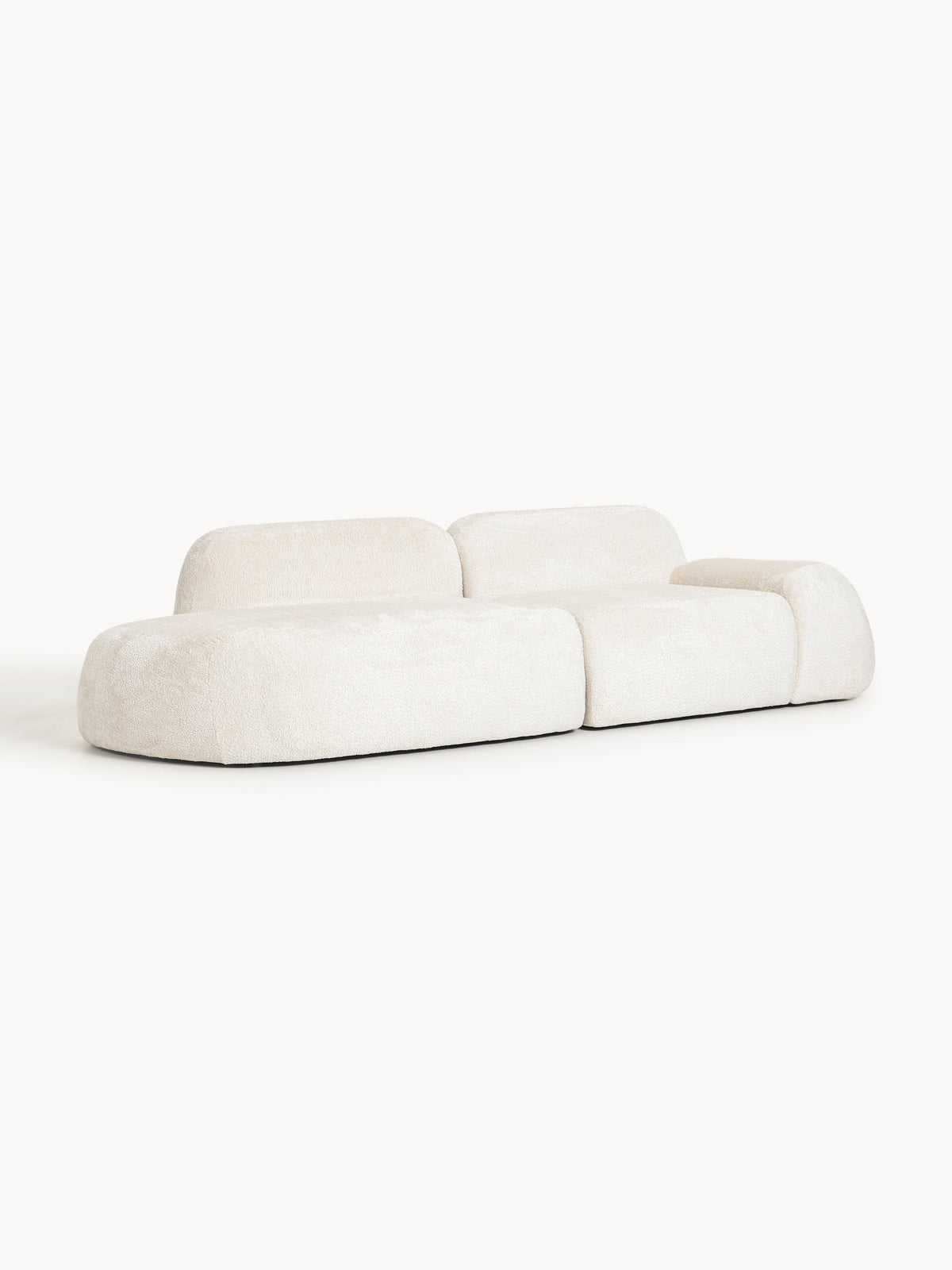 Wolbrenna Teddy Bouclé Modular Chaise (3-Seater)