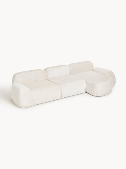Wolbrenna Teddy Bouclé Modular Corner Sofa (4-Seater)