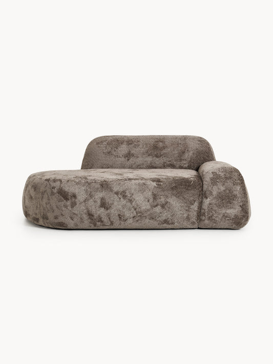 Wolbrenna Teddy Bouclé Sofa (2-Seater) with Chaise Longue
