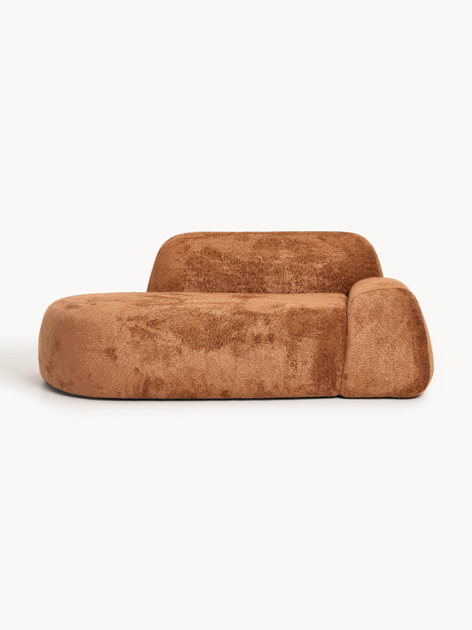 Wolbrenna Teddy Bouclé Sofa (2-Seater) with Chaise Longue