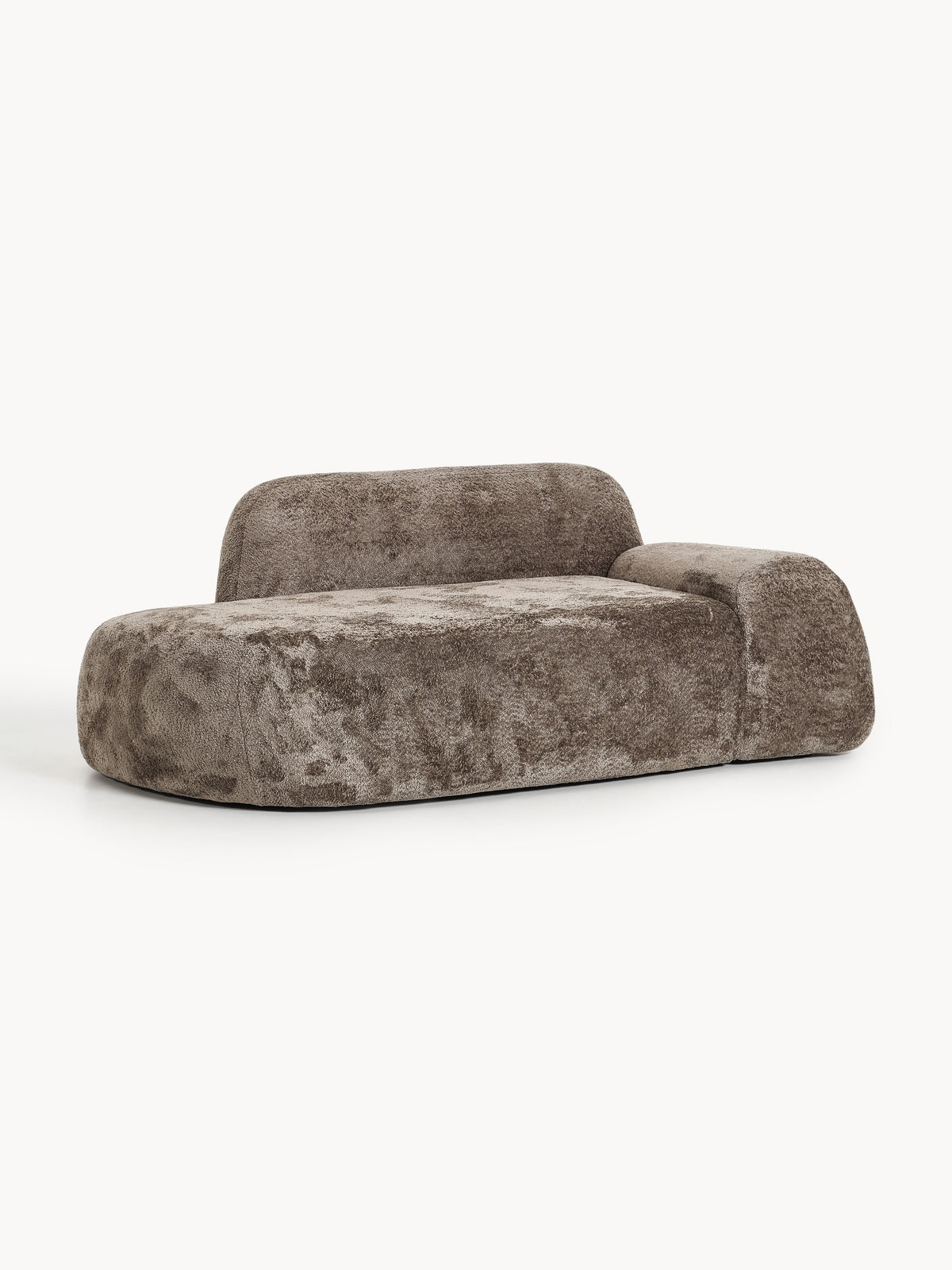 Wolbrenna Teddy Bouclé Sofa (2-Seater) with Chaise Longue