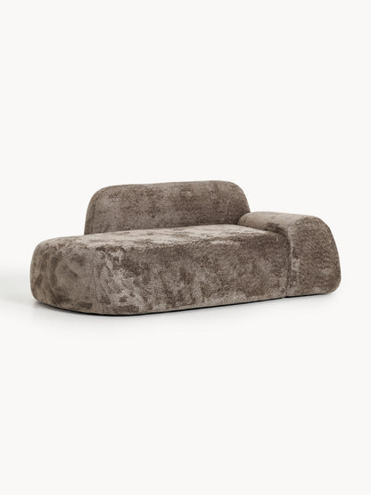 Wolbrenna Teddy Bouclé Sofa (2-Seater) with Chaise Longue