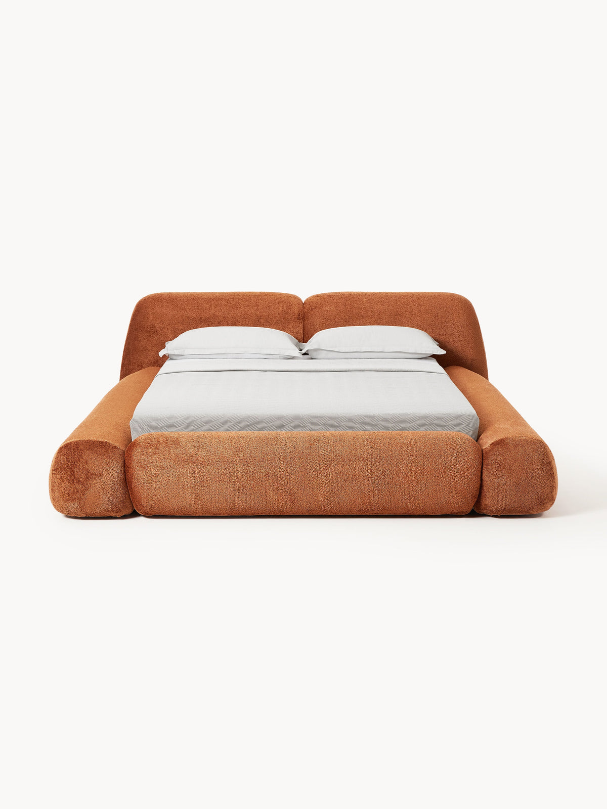 Wolbrenna Teddy Bouclé Upholstered Bed